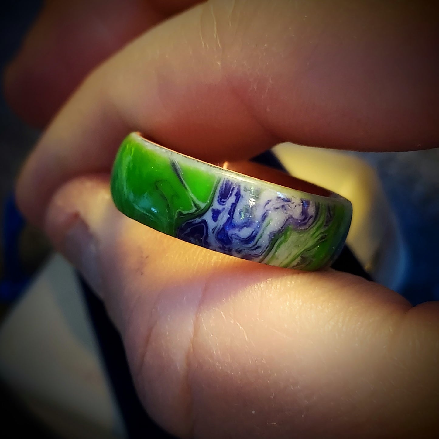 Resin Ring " The Joker"